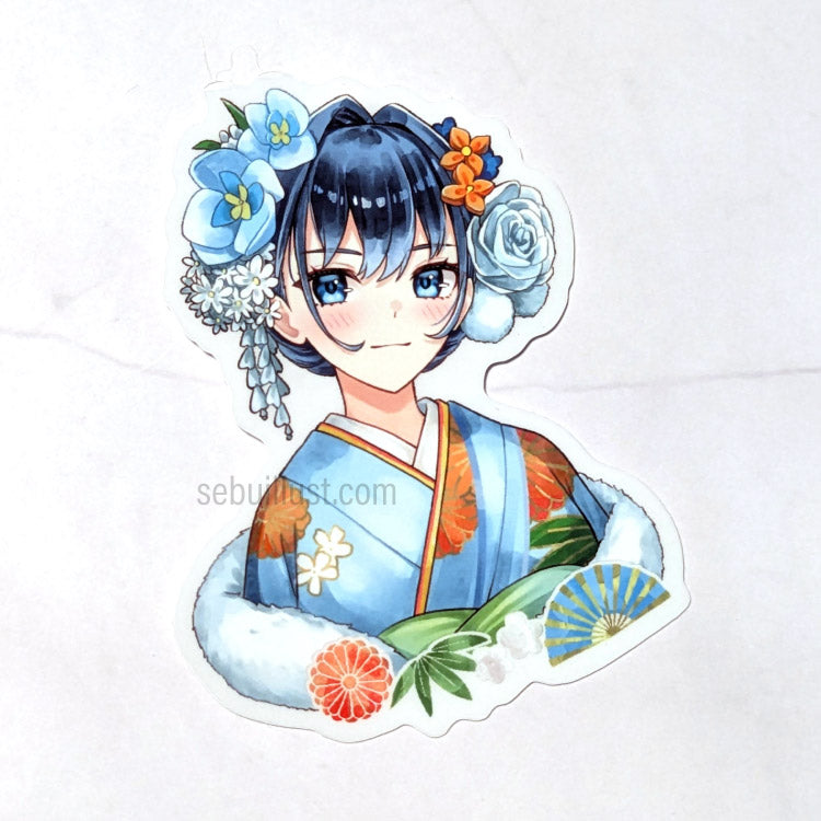 Sticker - hololive Promise (New Year) (Portrait)