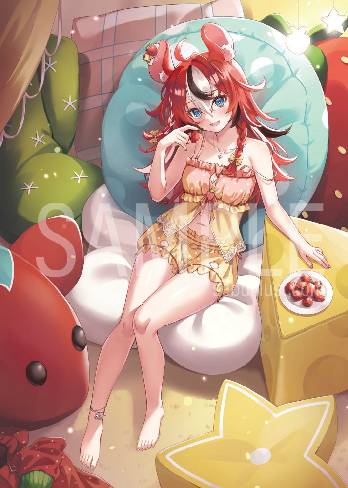 Print - Hakos Baelz (Strawberry)