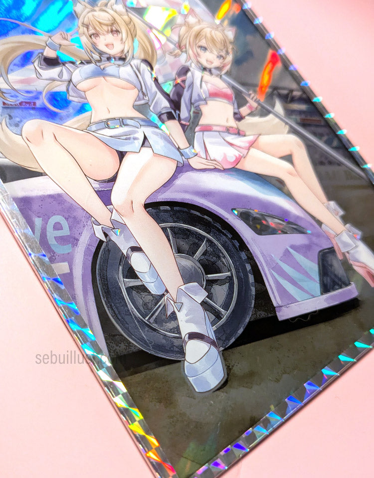 Acrylic Shikishi - FUWAMOCO (Race Queen)