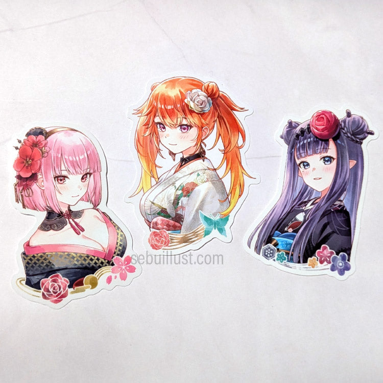 Sticker - hololive Myth (New Year) (Portrait)