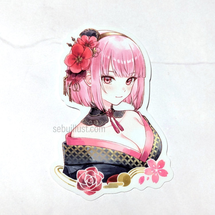 Sticker - hololive Myth (New Year) (Portrait)