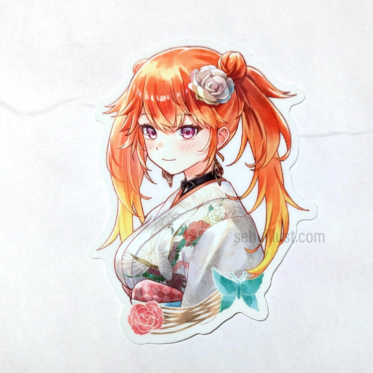 Sticker - hololive Myth (New Year) (Portrait)