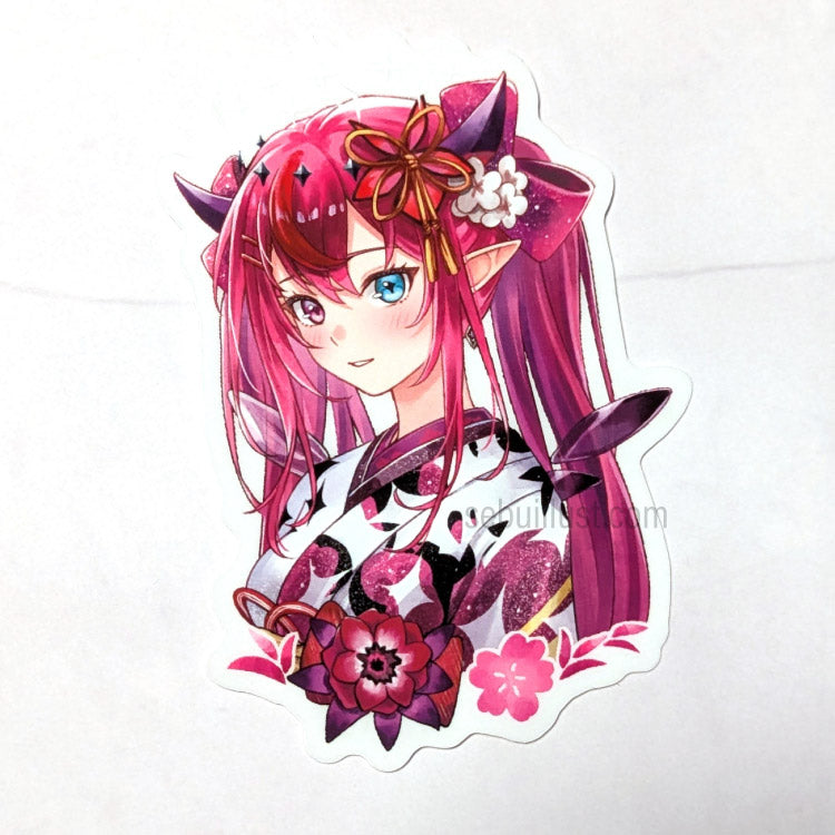 Sticker - hololive Promise (New Year) (Portrait)