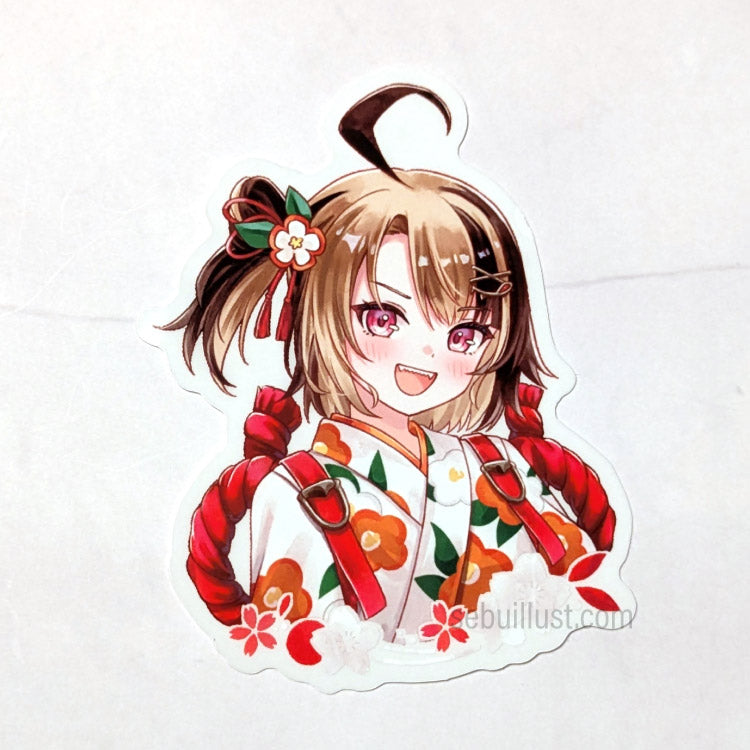 Sticker - hololive Justice (New Year) (Portrait)