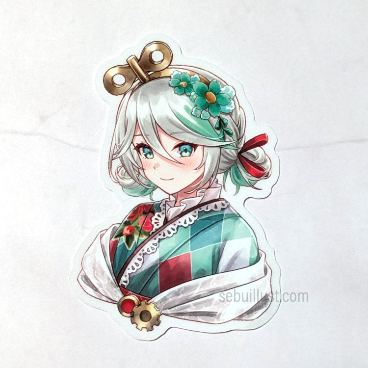 Sticker - hololive Justice (New Year) (Portrait)